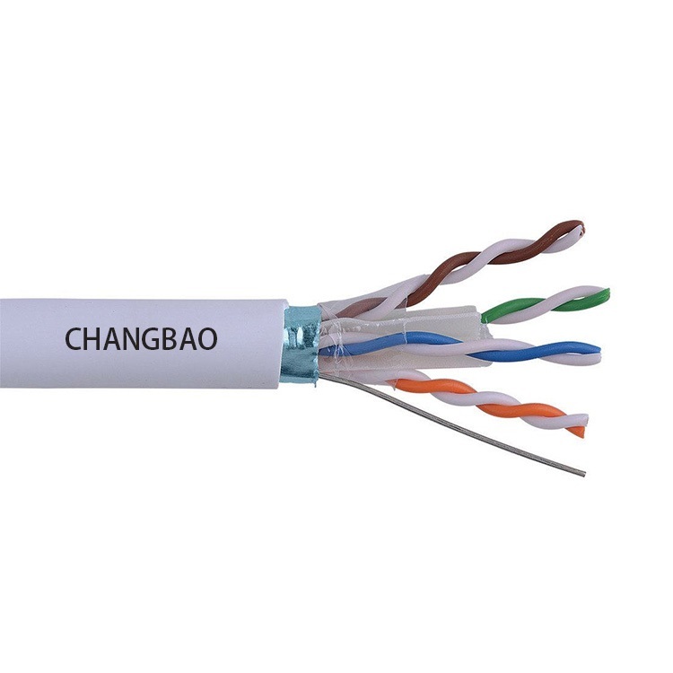 Экранированный сетевой кабель CHANGBAO Ftp Cat6, сертифицированный сетевой кабель OEM и ODM