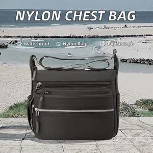 Wholesale Custom Trendy Business Casual Men Sling <b>Bags</b> <b>Waterproof</b> <b>Shoulder</b> Crossbody Messenger <b>Bag</b> - Product Image 3