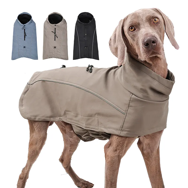 Veste de chien pour nouvelle arrivée manteau de chien étanche à l'eau, manteau de chien de concepteur en gros, veste en duvet imperméable pour animaux de compagnie 2023