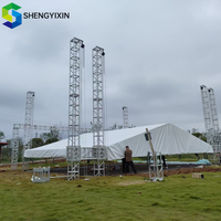 Trusses d'éclairage de scène en aluminium F34 de 200 mm, 290 mm, 390 mm, 600 mm, support d'affichage pour événements et spectacles de DJ