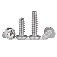 Vis à tête cylindrique Phillips en acier inoxydable AISI ST 304 SS 316 A2-80 SUS 321 avec collier DIN 968