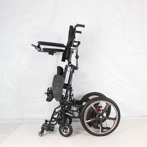 Silla de ruedas manual eléctrica potente certificada CE, equipo de rehabilitación de calidad, rueda grande, diseño motorizado, hecho en China - Product Image 1