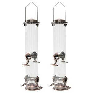 Mangeoire à oiseaux extérieure en métal écologique suspendue mangeoire à oiseaux transfrontalière suspendue - Product Image 3