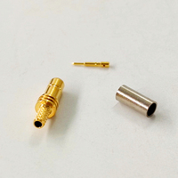Câble coaxial RG316 pour antenne Audio Factory, 50 ohms, connecteur RF coaxial à sertir mâle SMB