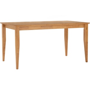 Minimalist Natural Oak Colour KACEY <b>Dining</b> <b>Table</b> Solid Wood 1.5m Rectangular Kitchen <b>Table</b> for Modern Home and Apartment - Product Image 1