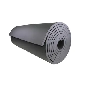 Heat Resistant Flexible Foam Rubber Insulation Sheet Fire Proof NBR Rubber Foam Roll