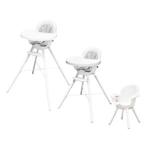 Silla Alta Portátil Moderna 2 en 1 para Bebés y Niños, con Cinturón de Seguridad, Asiento Elevador de Plástico PP - Product Image 1