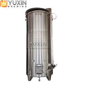 Thương Mại Rượu Vang Fermentor Thép Không Gỉ Rượu Vang Xe Tăng Với Áo Khoác Làm Mát 5000L 10000L 20000L - Product Image 5