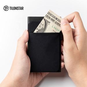 TILONSTAR TVC304 Custom Wholesale Credit Card Case <b>Wallet</b> Slim Aluminium Business ID Card Holder with <b>RFID</b> <b>Blocking</b> Function - Product Image 5