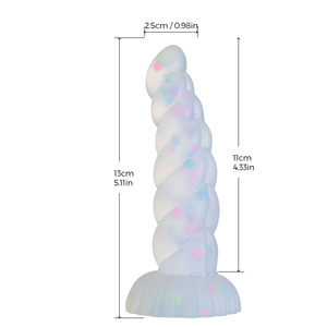 Gloeiende Fantasie Volwassen Seksspeeltjes Dikke Siliconen Dildo Met Handvrije Zuignap Voor Vaginaal En Anaal Spel - Product Image 5