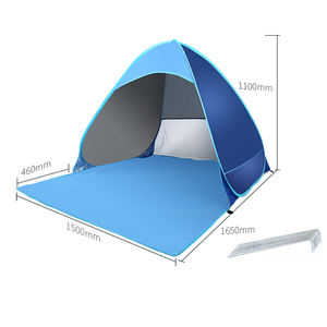 Carpa de <span class=keywords><strong>Playa</strong></span> Impermeable con Protección Solar UV50, Varillas de Acero, 1000 mm, Camuflaje, Premium, Desplegable, para Acampar al Aire Libre, para 2-3 Personas - Product Image 2