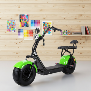 Motocicleta de 2 Ruedas para Adultos, Scooter con Neumáticos Anchos, Asiento Doble Acolchado, Sensor Impermeable, Motor de 1000w, 31-40km/h, Smd-201 - Product Image 1