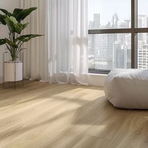 Suelo SPC con Sistema de Clic, Capa de Desgaste de 0.3mm, Baldosas Vinílicas Impermeables con Patrón de Piedra <span class=keywords><strong>para</strong></span> Renovación de Baños de Hoteles y Apartamentos - Product Image 2