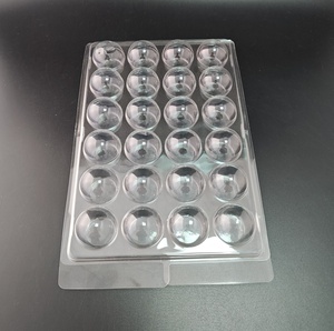Caja de Embalaje de Plástico PVC Tipo Concha, Bandeja Transparente con Inserto para Macarons, en Oferta - Product Image 1