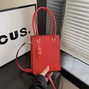 <span class=keywords><strong>Bolso</strong></span> Tote de Gran Capacidad con Letras en Relieve, Moderno y Elegante, de Alta Calidad, Marca TOUSES, para Llevar al Hombro o Cruzado - Product Image 2