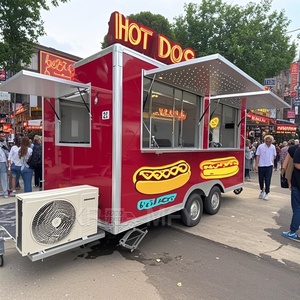 Grand véhicule de vente ambulante pour fêtes, camion à tacos, chariot à café et snacks, remorque BBQ, équipement de food truck - Product Image 6