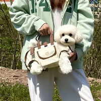 Sac de transport multifonctionnel et respirant en tissu Oxford pour petits chiens, sac de traction portable pour animaux de compagnie, harnais de voyage pour animaux de compagnie, approvisionnement en gros
