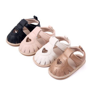Sandalias de verano para niñas pequeñas, suela de <span class=keywords><strong>goma</strong></span> informal, antideslizante, transpirable, zapatos para bebés recién nacidos, Pre Walker - Product Image 2