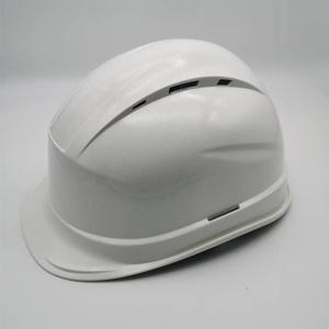 白いヘルメットカスタマイズされたサスペンションcasco segurided産業用エアコンCE EN397 ABS安全ヘルメット - Product Image 3