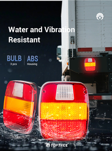 Chất lượng cao 10-30V/12V/24V LED Red ambere Trailer xe tải dừng lần lượt phía sau đảo ngược kết hợp đuôi ánh sáng cho Ford VW chòm sao - Product Image 4