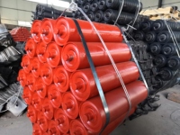 Rouleaux de convoyeur antibactériens, antistatiques et anti-bruit de haute résistance pour l'industrie minière du charbon, rouleaux de galet pour convoyeur à bande