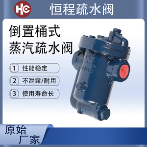 Trampa de Vapor de Cubeta Invertida DN15 DN20 DN25 Roscada PN16 de Hierro Dúctil, Válvula de Condensado para Tuberías de Vapor - Product Image 3