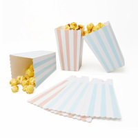 Penjualan murah kualitas makanan Kraft kustom dengan cetakan Logo kemasan Kraft tas kertas roti makanan cepat untuk Popcorn
