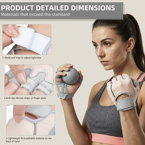 Gants <span class=keywords><strong>de</strong></span> musculation et <span class=keywords><strong>de</strong></span> cyclisme MKAS, demi-doigts, respirants, été, unisexes, protection des mains pour le <span class=keywords><strong>sport</strong></span> et le fitness - Product Image 2