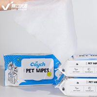 Lingettes pour animaux de compagnie OEM, lingettes de toilettage portables pour animaux, lingettes pour chiens, hypoallergéniques, organiques et biodégradables