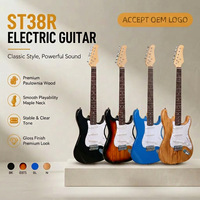 ST38R Electric Guitar-Mahogany Body Maple Neck Rosewood Fretboard 6 Strings Single Pickup Beginner-Friendly Unisex Performance