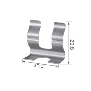 Clip en U para Automóvil 1FA051, Perno Autorroscante de Metal Tipo U para Guardabarros, Parachoques, Tablero, Cierre de Automóvil, Clips Metálicos para Fijación - Product Image 1