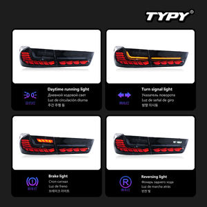Luz Trasera LED Escama de Dragón con Luces de Circulación Diurna para BMW Serie 3 G20/G28 2020-2025, Modificación del Conjunto de Luces Traseras - Product Image 4