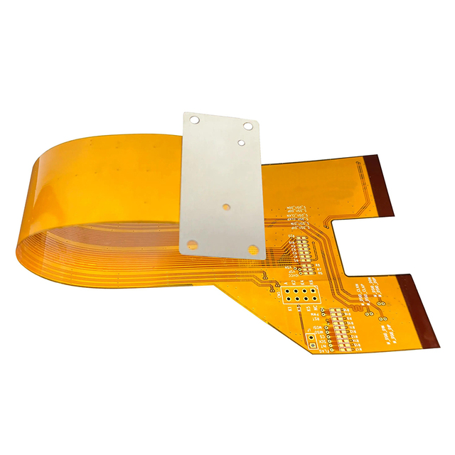 Manufacturer Custom FPC Flexible Printed Circuit Board Polyimide PI Bendable PCB FR4 and Steel Sheet Reinforcement Process