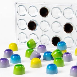 Molde <span class=keywords><strong>de</strong></span> <span class=keywords><strong>Policarbonato</strong></span> para Bombones <span class=keywords><strong>de</strong></span> Chocolate en Forma <span class=keywords><strong>de</strong></span> <span class=keywords><strong>Campana</strong></span>, Molde para Trufas, Herramienta para Hacer Chocolates Caseros y Caramelos Cubiertos - Product Image 1