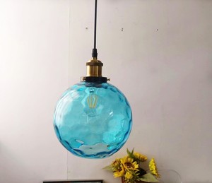 Lampe suspendue moderne en verre ondulé pour bar, couloir, chambre, salle à manger, balcon, style minimaliste et élégant, idéale pour le dropshipping Shopify - Product Image 3