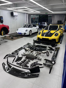 Kit de carrosserie en fibre de carbone sèche style OEM pour <span class=keywords><strong>Porsche</strong></span> <span class=keywords><strong>911</strong></span> 992 GT3RS Lèvre avant Diffuseur arrière Side Skirt Spoiler - Product Image 6