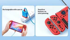 Étui <span class=keywords><strong>de</strong></span> protection Jemdo Switch2 antichute souple pour console <span class=keywords><strong>de</strong></span> jeu avec base enfichable, motif lapin <span class=keywords><strong>de</strong></span> dessin animé et moule exclusif - Product Image 5