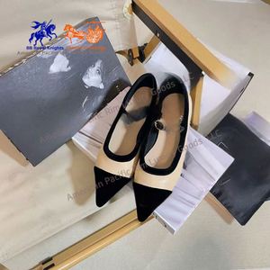 CC Women's Casual Sheepskin Leather Shoes with Bow Tie <b>Flat</b> Interior <b>Pointed</b> Tip Slip-On Hardware for Walking Style - Product Image 3