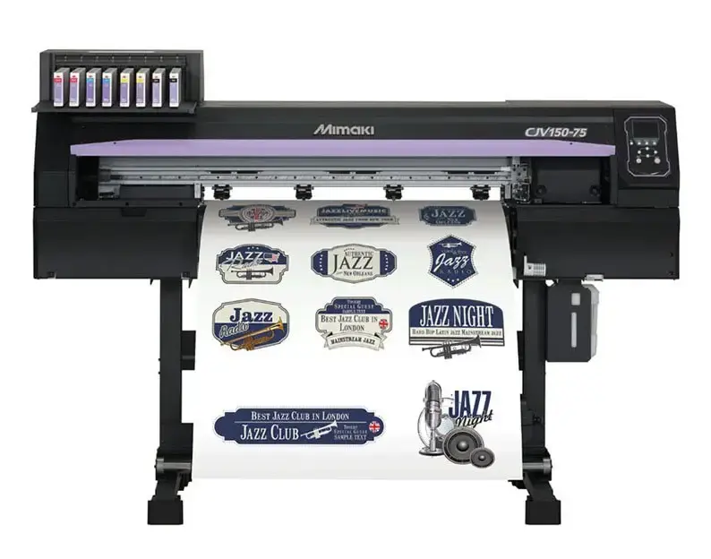 Mimaki mesin Printer format lebar baru Printer Inkjet CJV150-75 220V Printer Inkjet tinta pelarut Eco otomatis mikaki Cjv 30