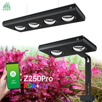 Lampe LED pour aquarium WEEK AQUA Z250 Pro WRGB à spectre complet pour aquarium d'eau douce, support réglable