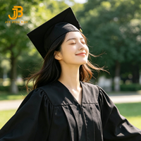 Chapeau et Robe de Cérémonie Universitaire OEM Fabriqués en Chine 100% Polyester Hiver/Été