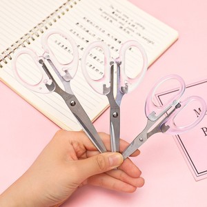 Transparent Handle Scissors Large Size Stainless Steel Office Craft Art Student Stationery Use - Product Image 4