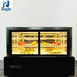 <span class=keywords><strong>Vitrine</strong></span> <span class=keywords><strong>Réfrigérée</strong></span> Commerciale <span class=keywords><strong>pour</strong></span> Gâteaux et Pâtisseries - Design Porte Vitrée, Refroidissement Direct, Sans Givre <span class=keywords><strong>pour</strong></span> Boulangeries/Cafés - Product Image 5