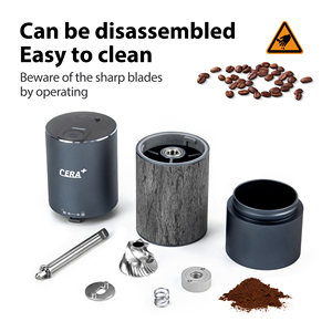 เครื่องบดกาแฟเอสเพรสโซ่ CERA+ แบบพกพา ทำจากสแตนเลสสตีล - Product Image 2