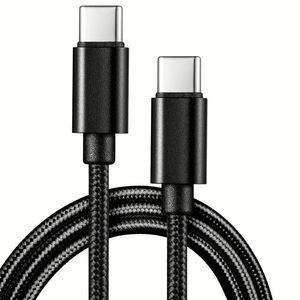 <b>Type</b> <b>C</b>-<b>C</b> Cable Braid Premium Charger Cable Data Transfer <b>USB</b>-<b>C</b> Cable for Smart Phones - Product Image 1