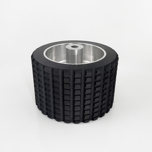 Tùy Chỉnh Tự Làm Xe Đẩy Ổ Đĩa Con Lăn Chịu Mài Mòn Silicone Và Polyurethane Chịu Tải Bánh Xe Cao Su Cho Robot Đi Bộ Bánh Xe - Product Image 6