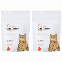 Accessoires pour chats en vente en usine saveurs personnalisées litière pour chat agglomérante propre Kitty sable jetable OEM litière pour chat en bande tofu