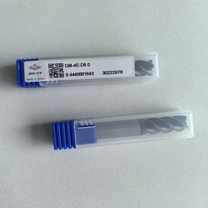 Fraise à bout en acier au carbone haute vitesse ZCC GM-4E-D8.0, revêtement Altin/Tin, 50 mm pour routeur CNC - Product Image 6