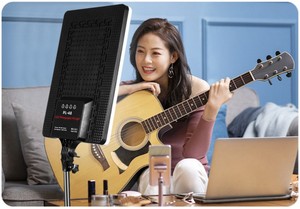 Luz de Video para Cámara de Gran Tamaño de 19 Pulgadas, 192 Lámparas LED, Luz de Panel Plano Grande de 3 Colores Atenuables con Trípode - Product Image 3