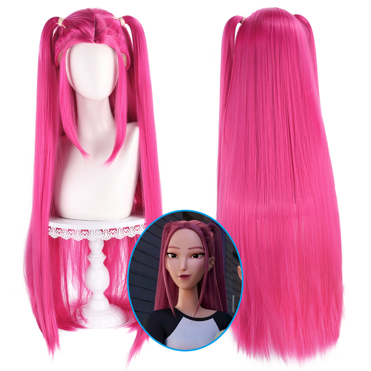 Perruque Synthétique Résistante à La Chaleur Lace Wig Kelly Sensationnel